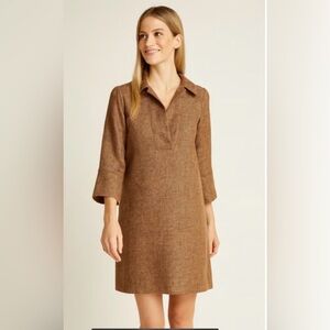 TUCKERNUCK Amelia basket weave shirt dress